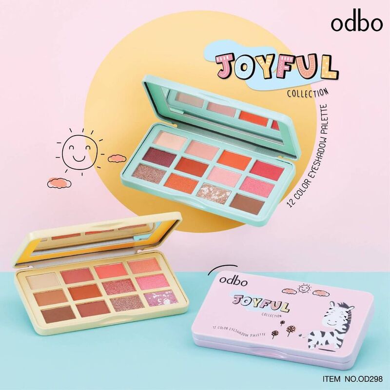 Phấn Mắt Odbo Joyful OD298 12 Ô - 02
