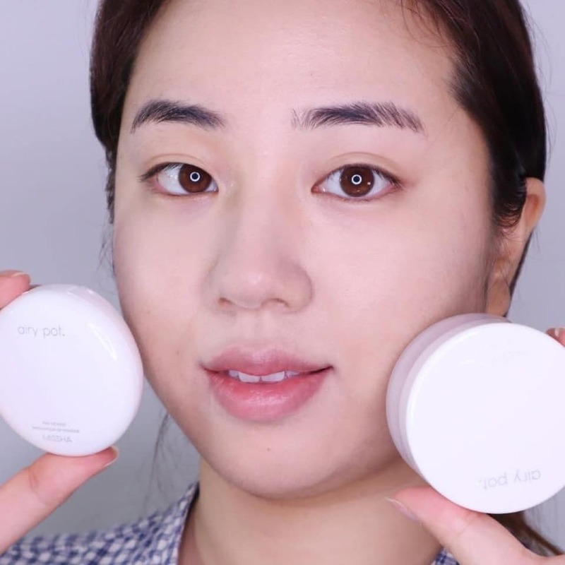 Phấn Phủ Missha Airy Pot Powder Dạng Bột Kiềm Dầu, Thoáng Khí 9g