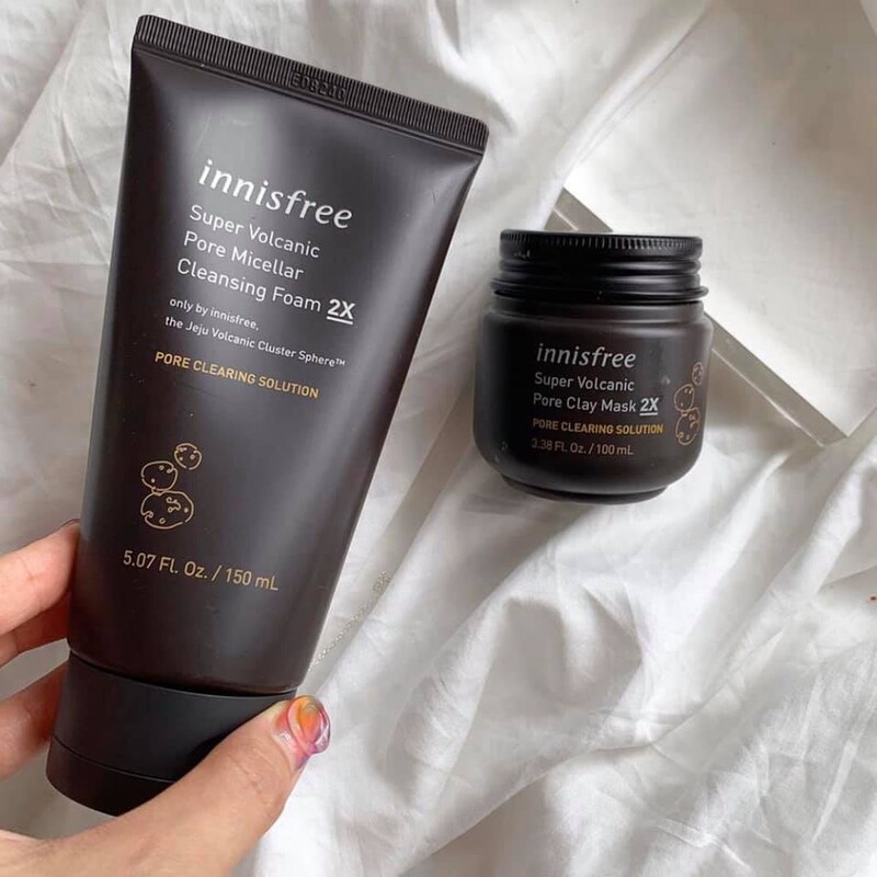 Sữa Rửa Mặt Innisfree Super Volcanic Pore Micellar 2X