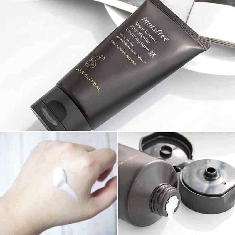 Sữa Rửa Mặt Innisfree Super Volcanic Pore Micellar 2X