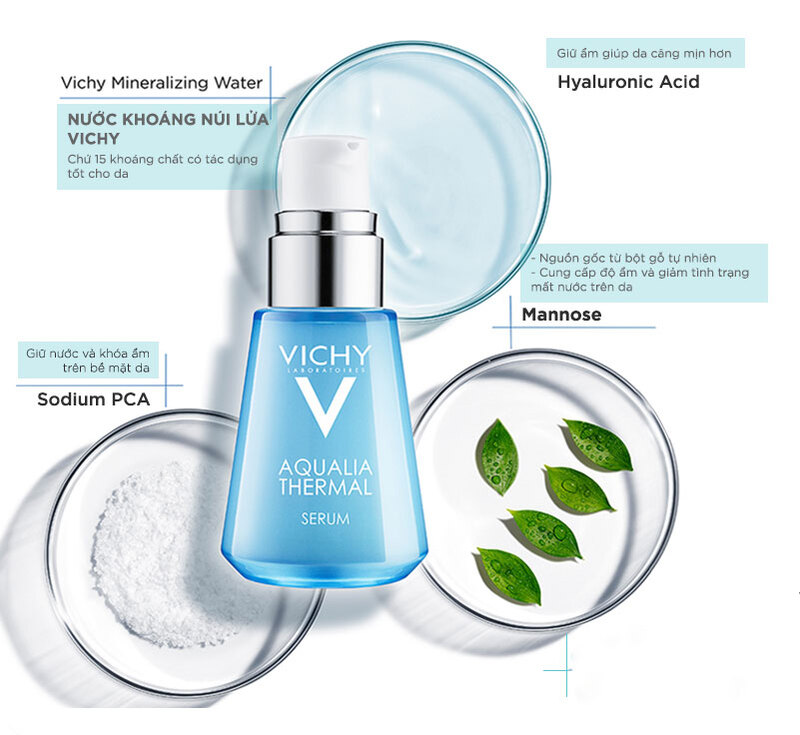 Tinh Chất Vichy Dưỡng Ẩm Chuyên Biệt Cho Da Khô, Da Nhạy Cảm 30ml