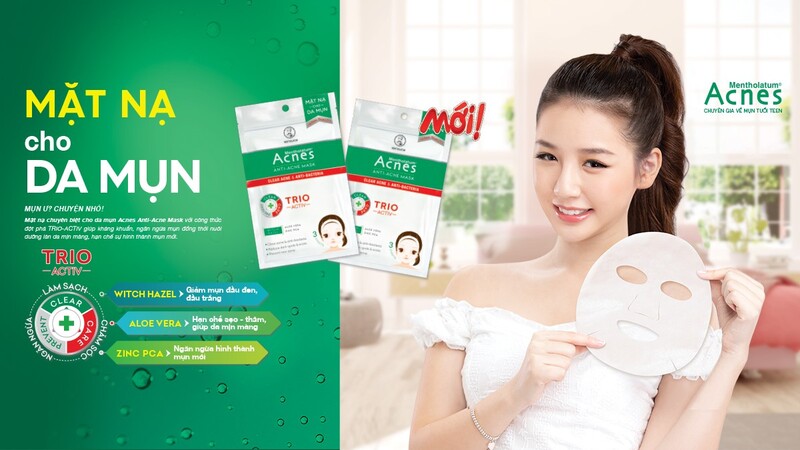 Mặt Nạ Acnes Ngừa Mụn Kháng Khuẩn 65ml (3 miếng/gói)