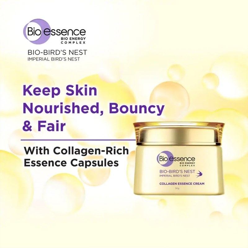 Kem Dưỡng Bio-essence Bio-Birds's Nest Collagen Essence Cream Dưỡng Da Tươi Sáng Căng Mọng 50g