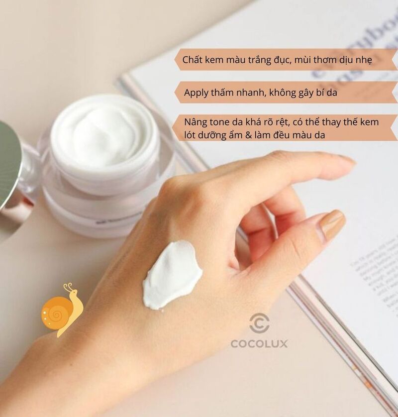 Kem Dưỡng Goodal Premium Snail Tone Up Cream Ốc Sên Dưỡng Trắng 30ml