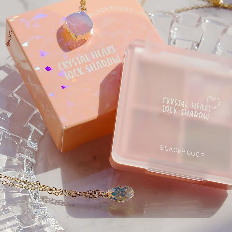 Phấn Mắt Black Rouge Crystal Heart Lock Shadow 4 Ô CH01 4g