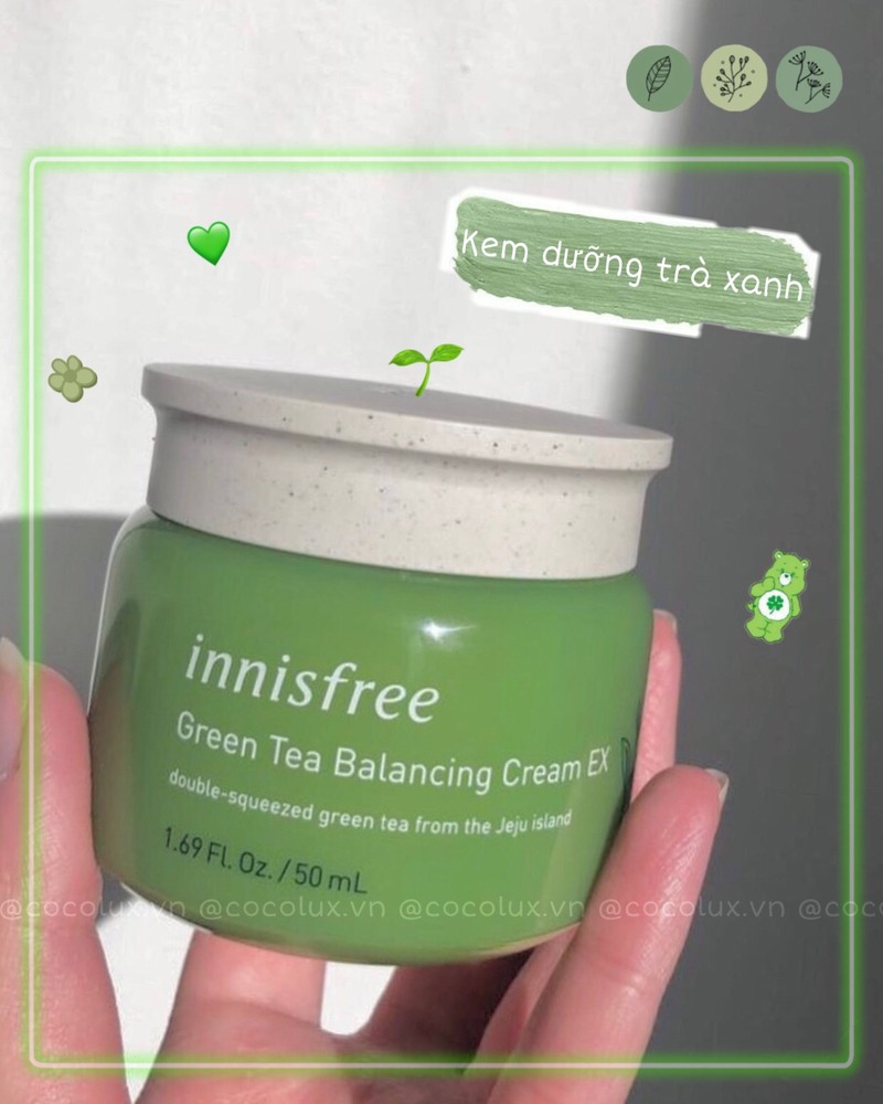 Kem Dưỡng Innisfree Green Tea Balancing Cream EX 50ml
