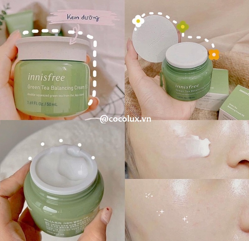 Kem Dưỡng Innisfree Green Tea Balancing Cream EX 50ml