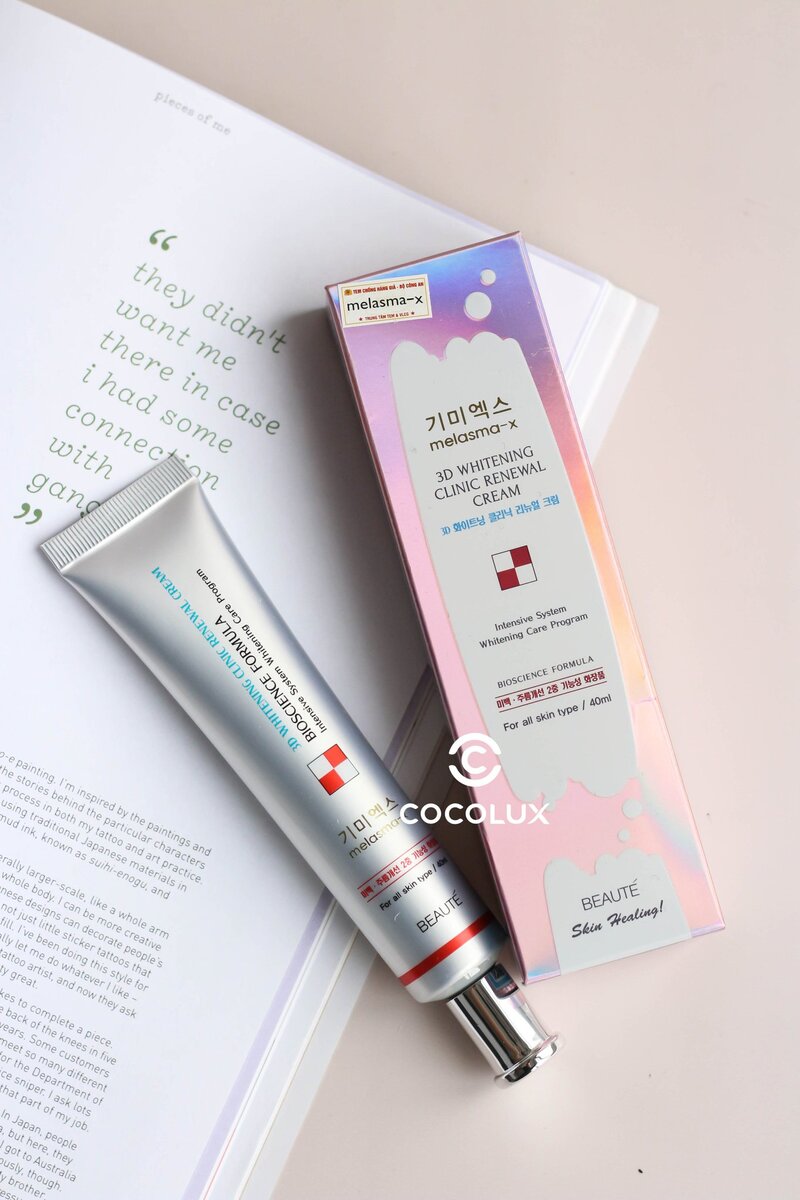 Kem Dưỡng Melasma-X 3D Whitening Clinic Renewal 40ml