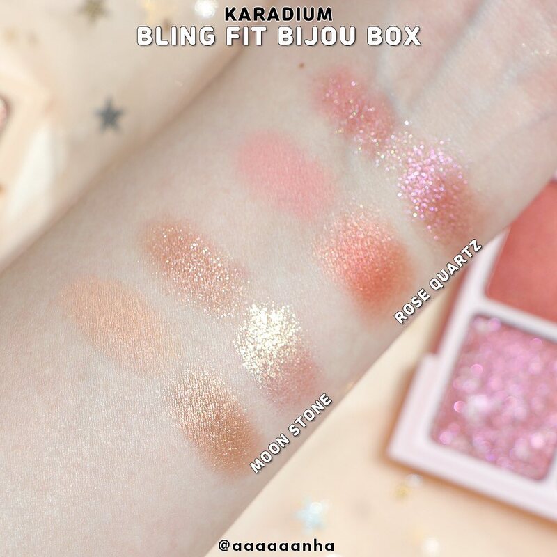Phấn Mắt Karadium 4 Ô Bling Fit Bijou Box Shadow - Moonstone