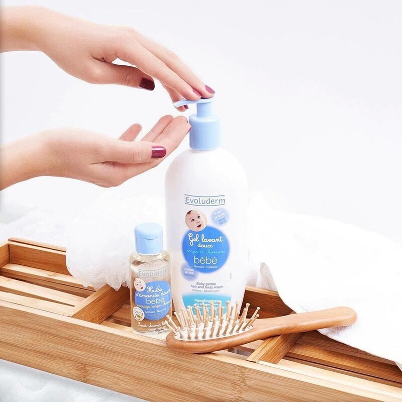 Gel Tắm Gội Evoluderm Dịu Nhẹ Cho Em Bé 500ml