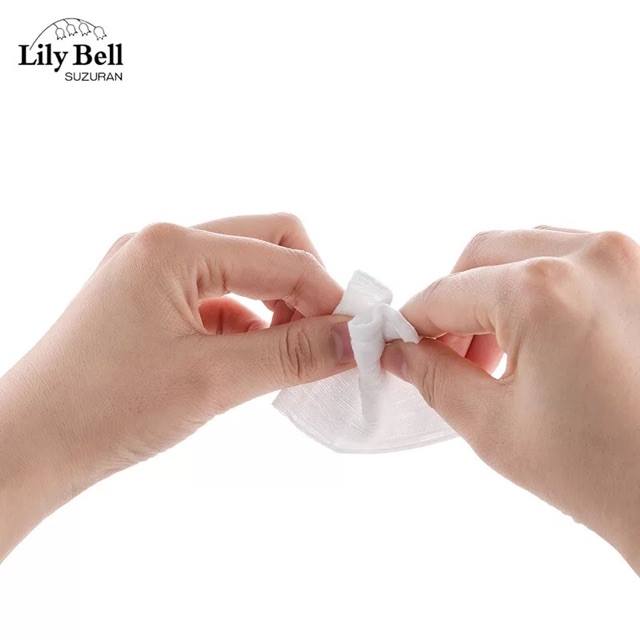 Bông Tẩy Trang LiLy Bell Lilian Puff Cotton 222 PCS