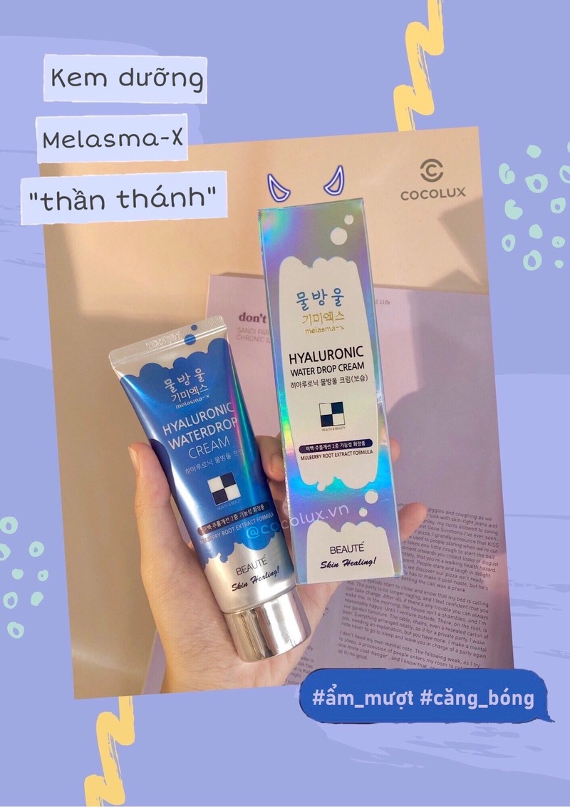 Kem Dưỡng Melasma-X Hyaluronic WaterDrop Cream 80ml