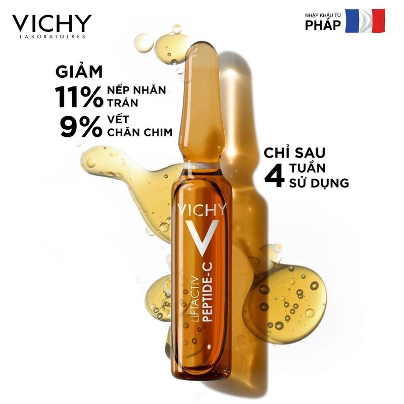 Dưỡng Chất AMPOULE PEPTIDE- C Cô Đặc Giảm Nếp Nhăn VICHY