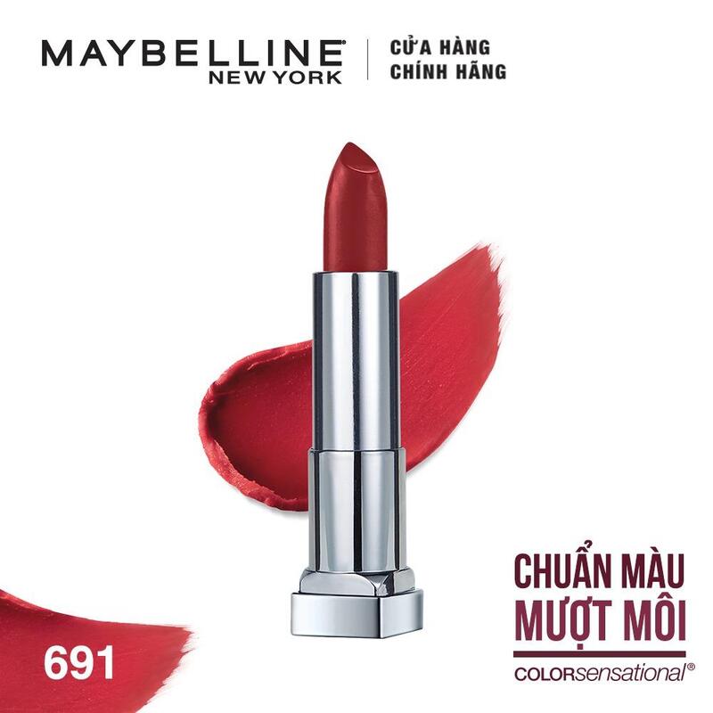 Son Thỏi Maybelline Color Sensational Mịn Lì - 691 Rich Ruby