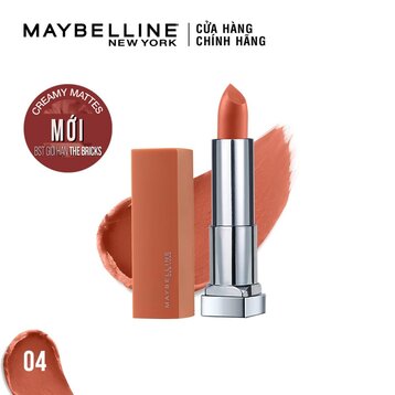 Son Thỏi Maybelline Color Sensational The Bricks City Heat - 04