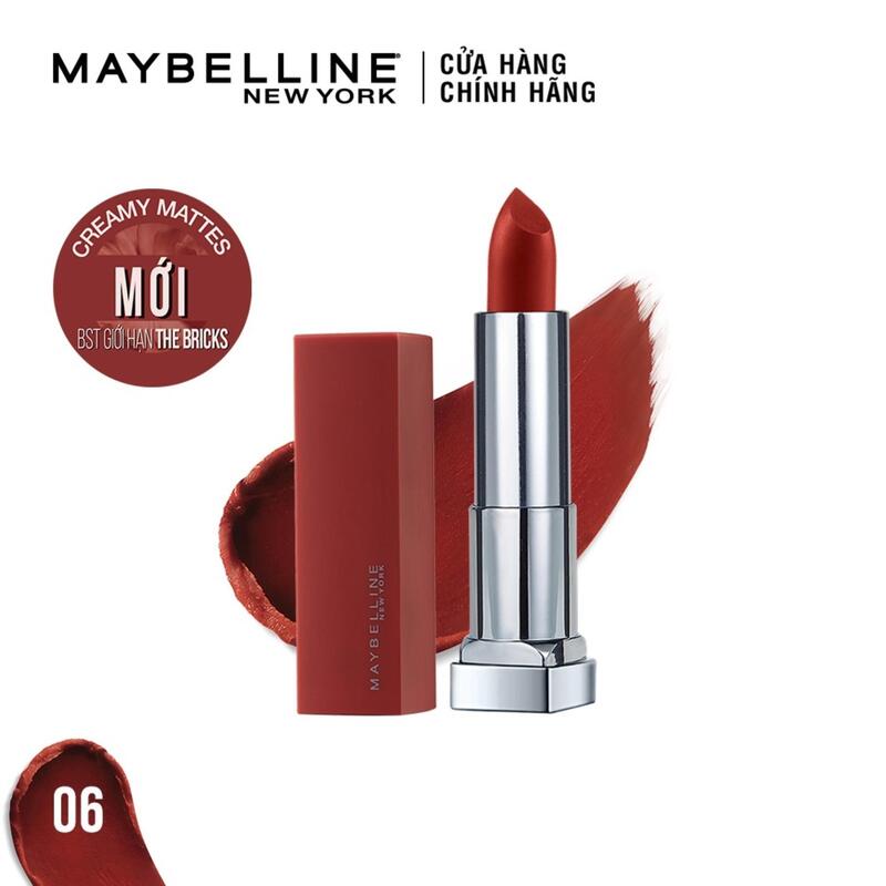 Son Thỏi Maybelline Color Sensational The Bricks City Heat - 06