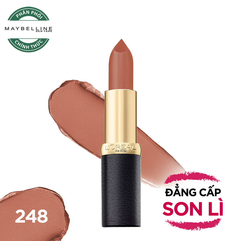 Son Thỏi L'Oreal Color Riche Matte Dạng Lì Mịn Môi - 248