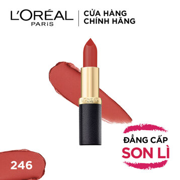 Son Thỏi L'Oreal Color Riche Matte Dạng Lì Mịn Môi - 246