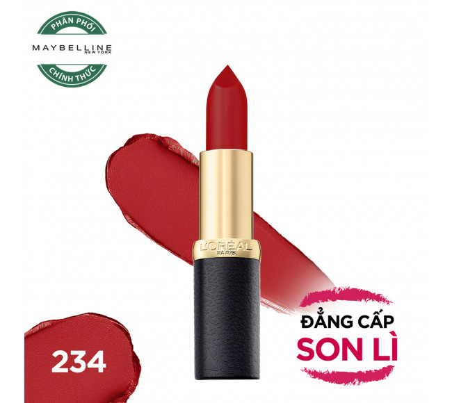 Son Thỏi L'Oreal Color Riche Matte Dạng Lì Mịn Môi - 234