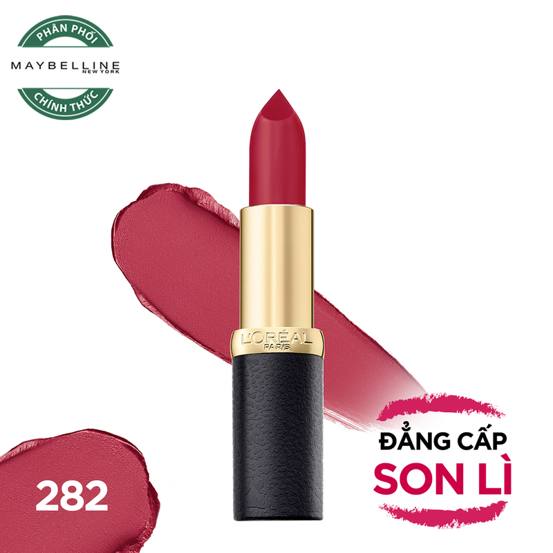 Son Thỏi L'Oreal Color Riche Matte Dạng Lì Mịn Môi - 282