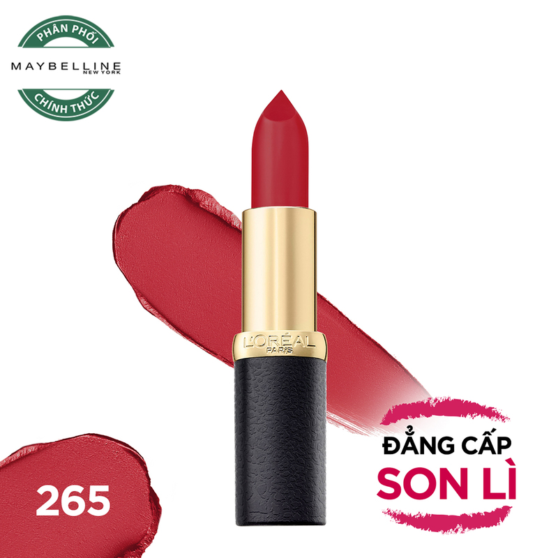 Son Thỏi L'Oreal Color Riche Matte Dạng Lì Mịn Môi - 265