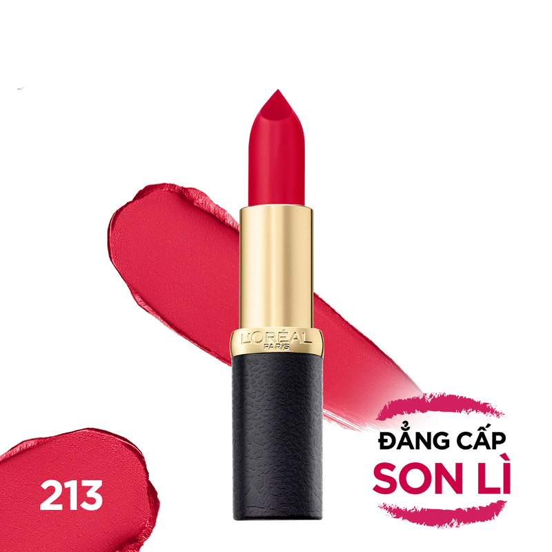 Son Thỏi L'Oreal Color Riche Matte Dạng Lì Mịn Môi - 213