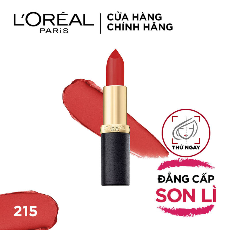 Son Thỏi L'Oreal Color Riche Matte Dạng Lì Mịn Môi  - 215