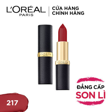 Son Thỏi L'Oreal Color Riche Matte Dạng Lì Mịn Môi  - 217