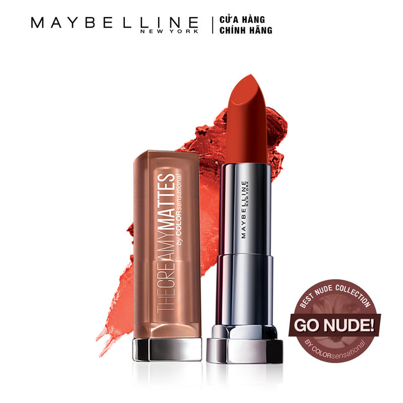 Son Thỏi Maybelline Creamy Mattes MNU 09 Chili Nude