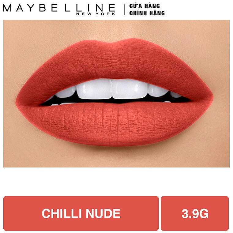 Son Thỏi Maybelline Creamy Mattes MNU 09 Chili Nude