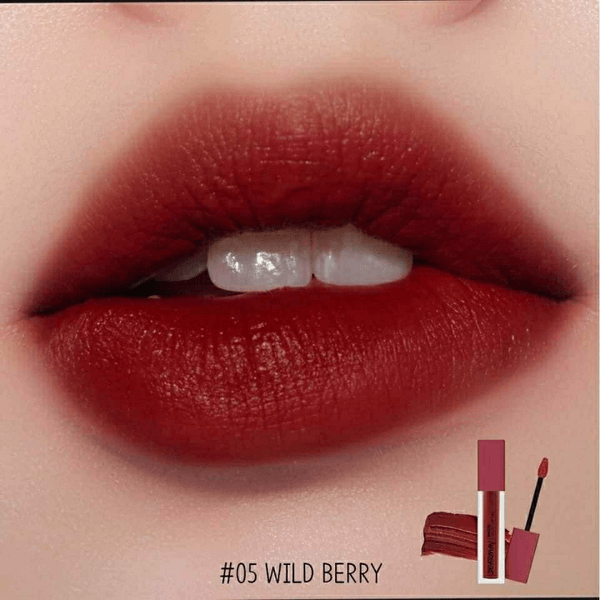 Son Kem Dearmay Breeze Velvet Lip Tint 05 Fig Shot Đỏ Nâu 4.4g 