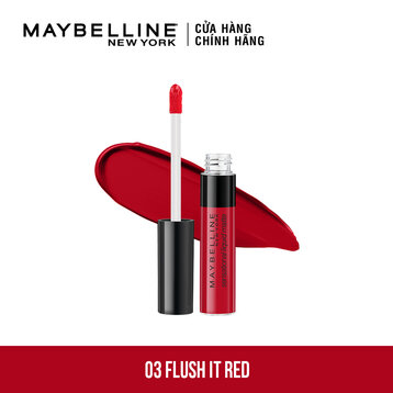 Son Kem Maybelline Sensational Dạng Lì - 03 Đỏ Hồng