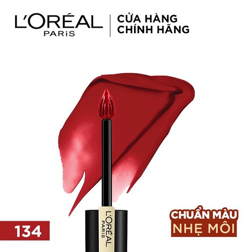 Son Kem Loreal Paris Rouge Signature Dạng Lì Nhẹ Môi 7ml - Màu: 134