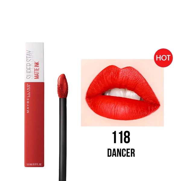 Son Kem Maybelline Super Stay Matte Ink Siêu Lì - 118