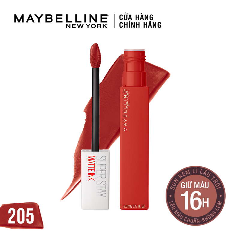 Son Kem Maybelline Super Stay Matte Ink Siêu Lì - 205