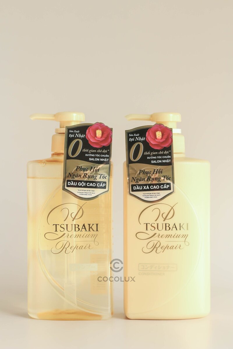 Dầu Xả Tsubaki Premium Repair Conditioner Ngăn Ngừa Rụng Tóc 490ml