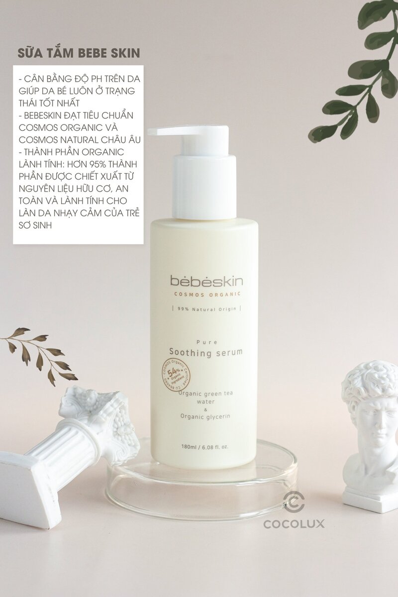 Tắm Gội Bebeskin Cosmos Organic 180ml