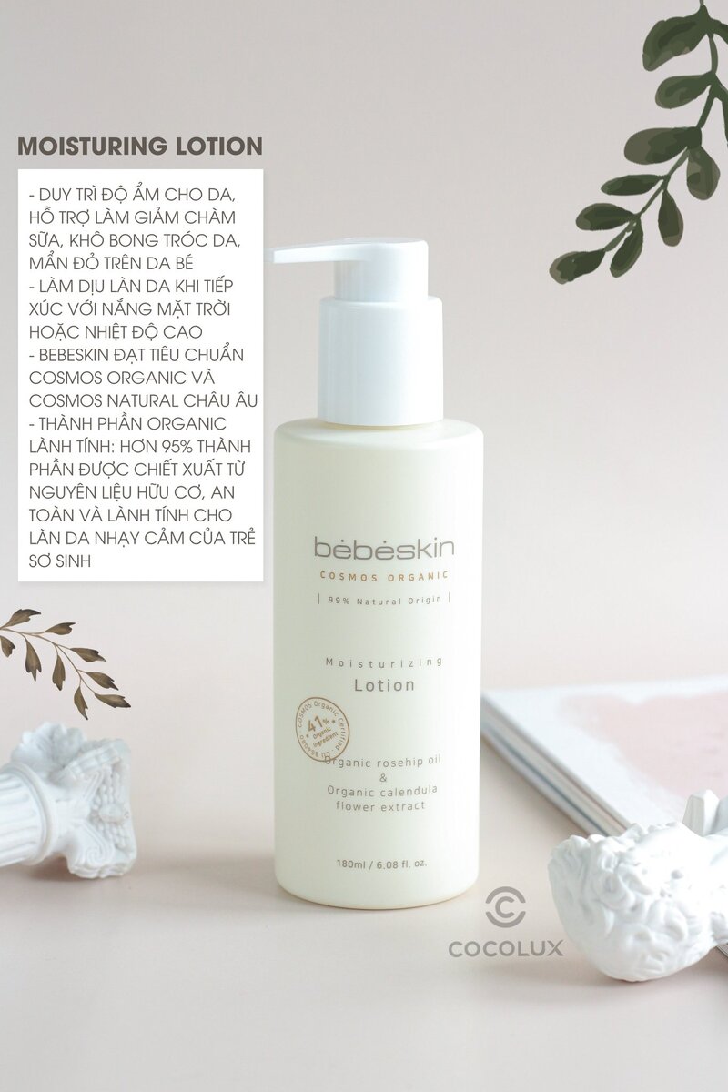 Sữa Dưỡng Bebeskin Cosmos Organic 180ml