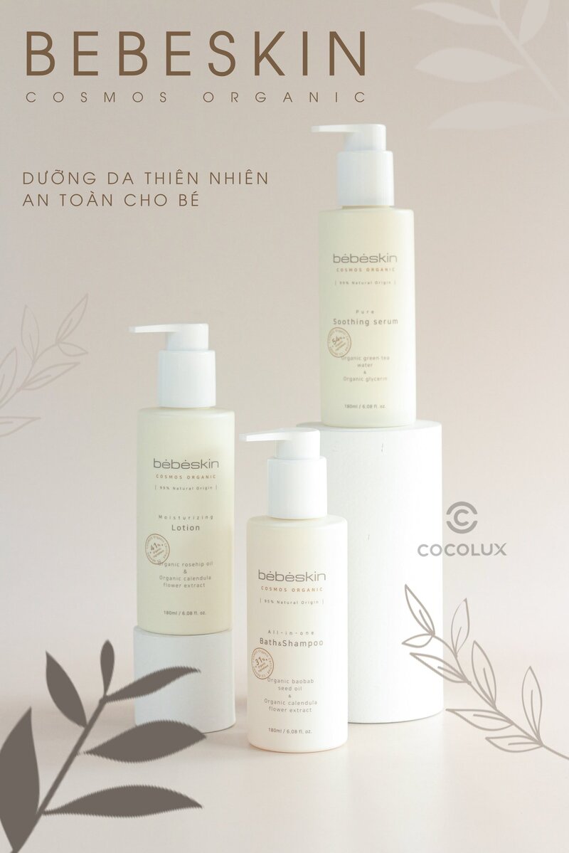 Sữa Dưỡng Bebeskin Cosmos Organic 180ml