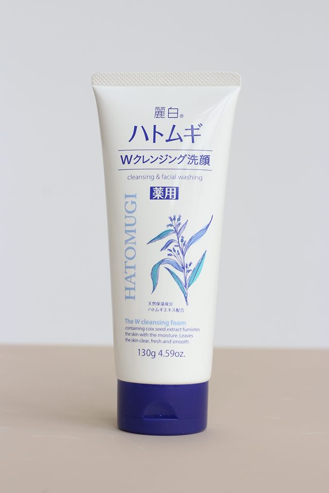 Sữa Rửa Mặt Hatomugi Dưỡng Trắng Da 130g