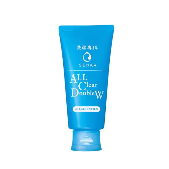 Sữa Rửa Mặt Senka All Clear Double W 2 Tác Dụng Tẩy Trang & Làm Sạch Da 120g