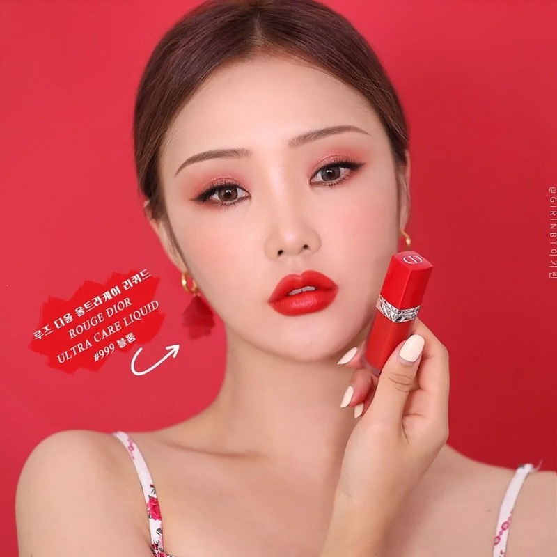 Son Kem Dior Rouge Ultra Care Liquid - 999 Bloom