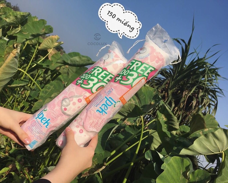 Bông Tẩy Trang Ipek Cotton Pads 150 PCS