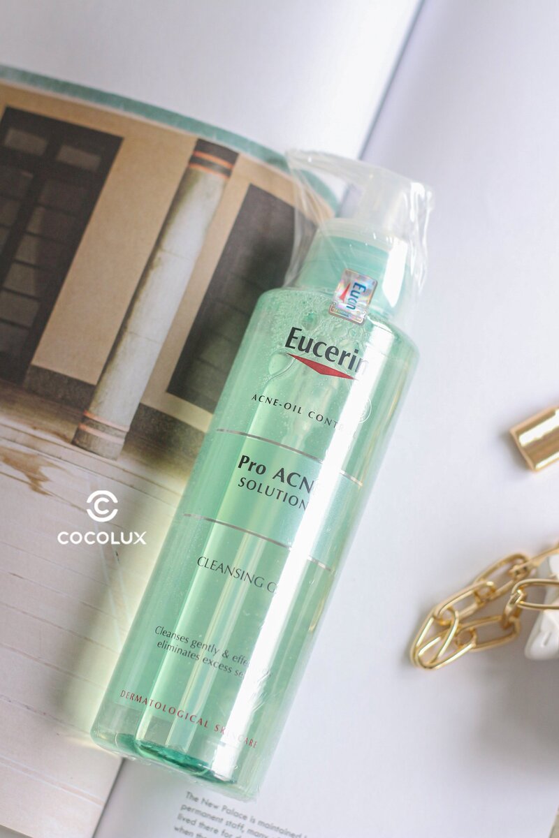 Gel Rửa Mặt Eucerin Pro ACNE Solution Cho Da Nhờn Mụn 200ml