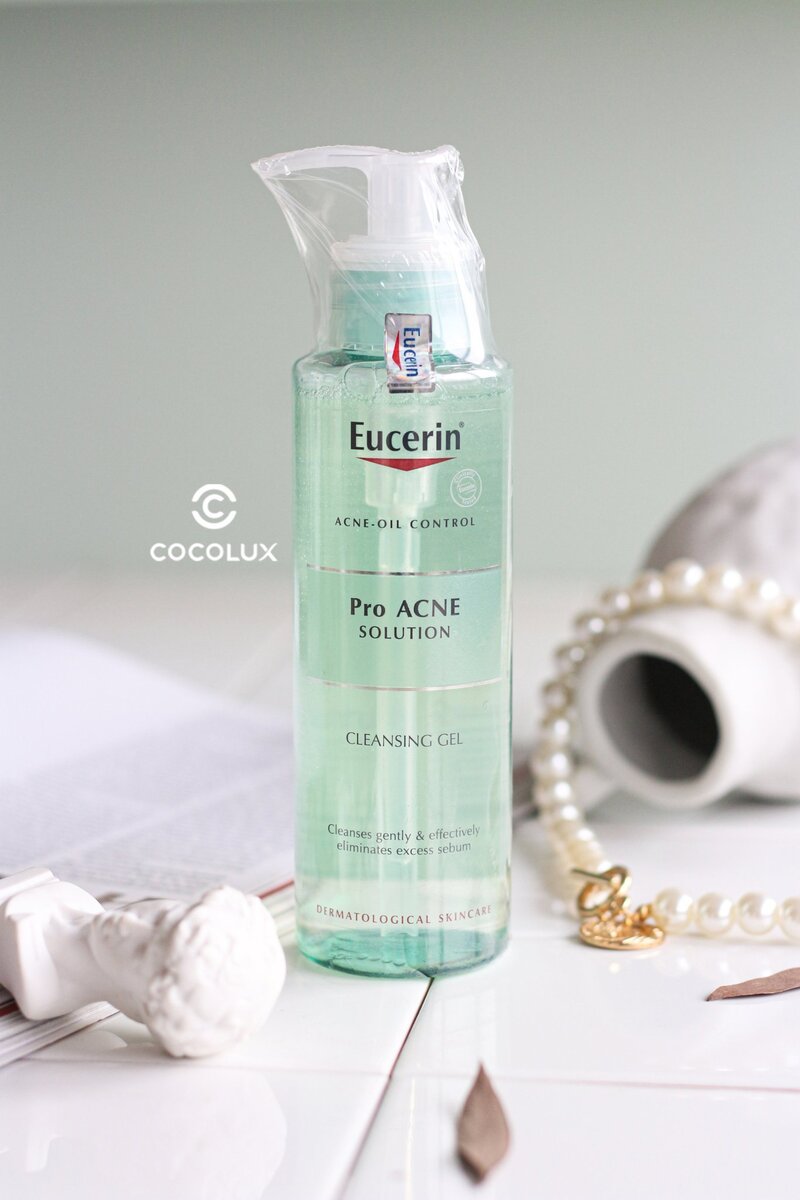 Gel Rửa Mặt Eucerin Pro ACNE Solution Cho Da Nhờn Mụn 200ml