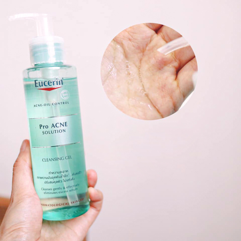 Gel Rửa Mặt Eucerin Pro ACNE Solution Cho Da Nhờn Mụn 200ml