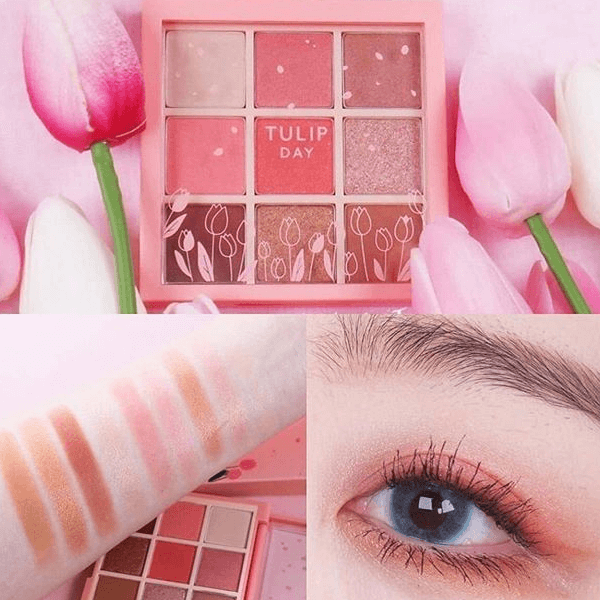 Phấn Mắt Etude House Play Color Eyes 9 Ô - Tulip Day