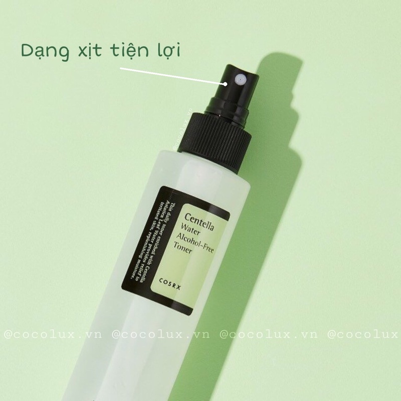 Nước Hoa Hồng Cosrx Centella Water Alcohol Free Toner Giảm Mụn 150ml