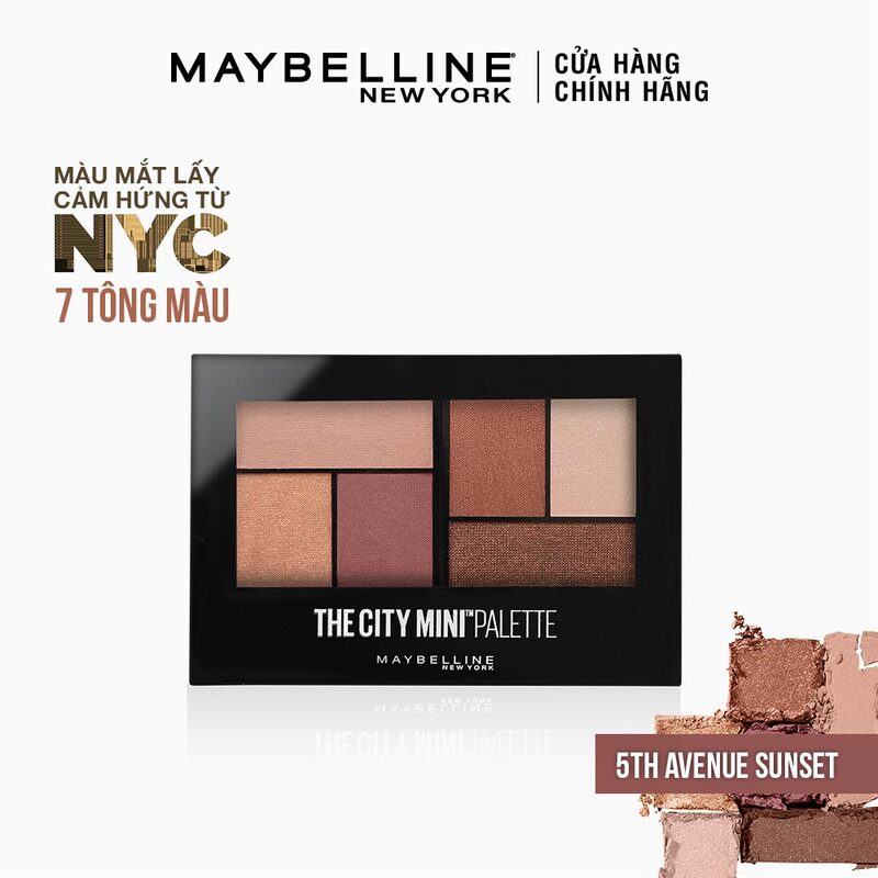 Phấn Mắt Maybelline 6 Ô The City Mini Palette - 5th Avenue Sunset