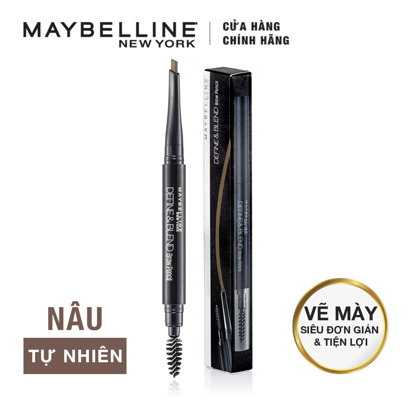 Chì Kẻ Mày Maybelline Define & Blend Brow Pencil - Natural Brown